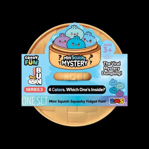 Crazy Fun Squishy Bun Charming Mystery Dumplings Mini Four Color Blind Box 'Multicolor'