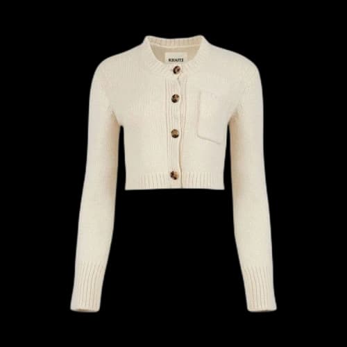 Khaite Lavan Cardigan 'Ivory'