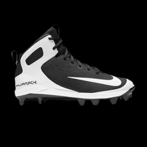 Nike Alpha Huarache Pro Mid MCS BG 'Black White'