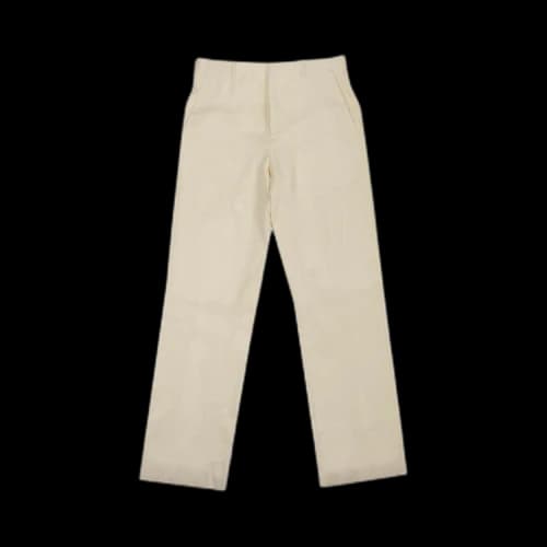 Dior Classic Wool Tailored Straight Leg Pants 'Ivory'