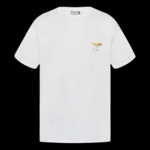 DIOR Logo Short Sleeve White