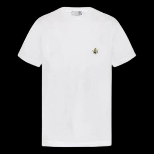 DIOR x KAWS Crossover Logo Short Sleeve White