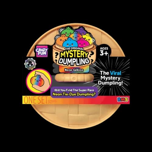 Crazy Fun Squishy Bun Charming Mystery Dumplings Neon Blind Box 'Multicolor'