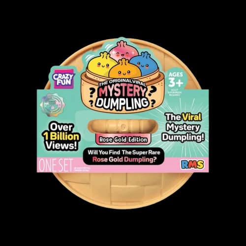 Crazy Fun Squishy Bun Charming Mystery Dumplings Rose Gold Mini Blind Box 'Multicolor'