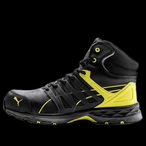 PUMA Velocity 2.0 Yellow Mid S3 ESD HRO SRC 'Black Yellow'
