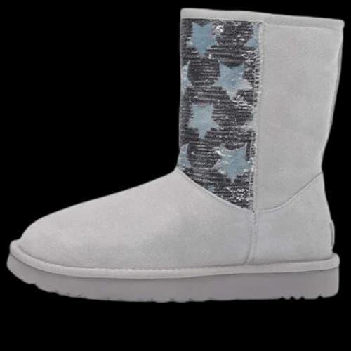 UGG Classic Short 'Sequin Stars Grey' (Women's)