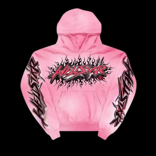 Hellstar Brainwashed Without Brain Hoodie 'Pink'
