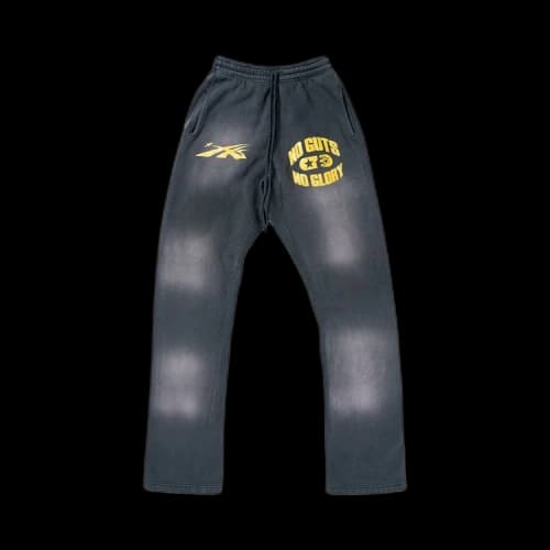 Hellstar No Guts No Glory Sweatpants 'Washed Black'