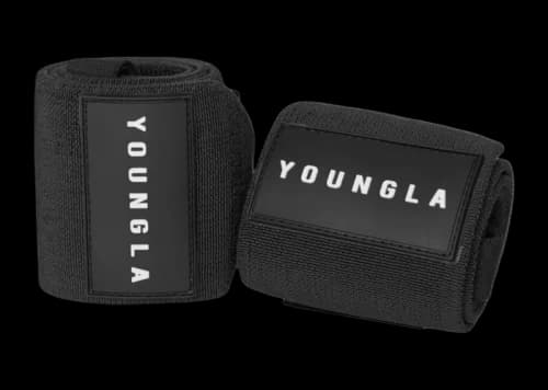 YoungLA Heavy Duty Wrist Wrap Black