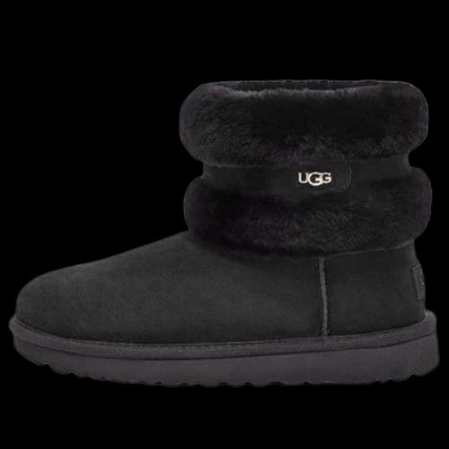 UGG Fluff Mini Belted 'Black' (Women's)