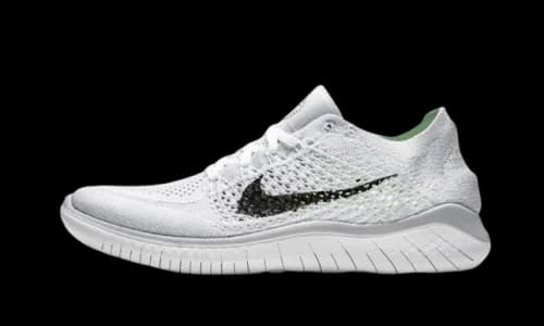Nike Free RN Flyknit 2018 White Pure Platinum (Women's)
