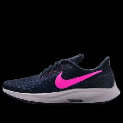 Nike Air Zoom Pegasus 35 'Obsidian Pink Blast Deep Royal Blue' (Women's)