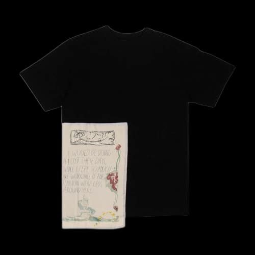Dior x Raymond Pettibon Floral Patch T-Shirt 'Black'