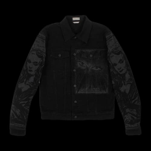 Dior x Raymond Pettibon Mona Lisa Denim Jacket 'Black'