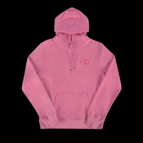 Dior CD Embroidered Hoodie - Core Collection 'Pink'