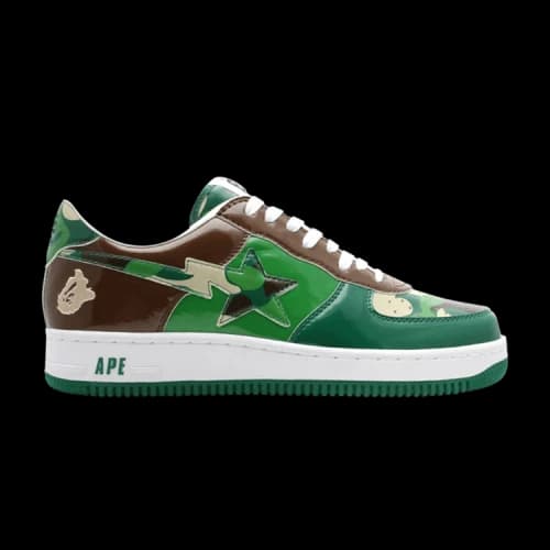 Bapesta FS-001 Low 'Green Camo'