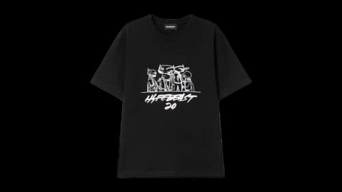 Hypebeast x Futura Laboratories 20th Anniversary T-shirt Black