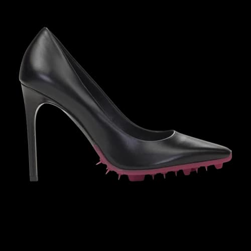 Off-White Spike Sole Stiletto Heel 'Black' (Women's)
