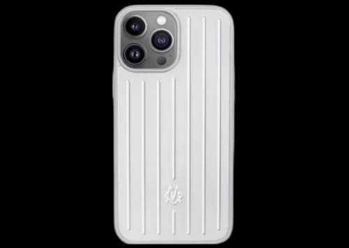Rimowa iPhone 13 Pro Max Aluminium Cover Silver