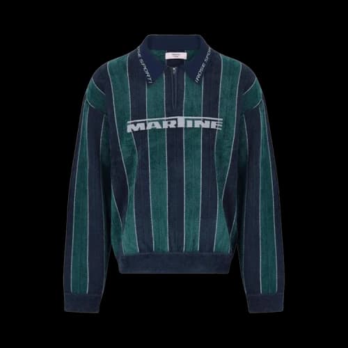 Martine Rose Sporty Logo Polo 'Green'