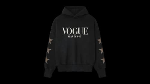 Fear of God Essentials Vogue Fear of God Neighborhood Hoodie Black