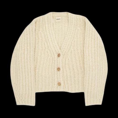 Khaite Leon Cardigan 'Ivory'
