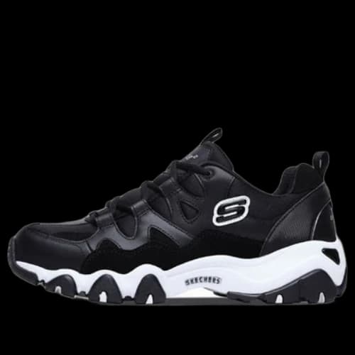 Skechers D'Lites 2.0 Running Shoes Black/White