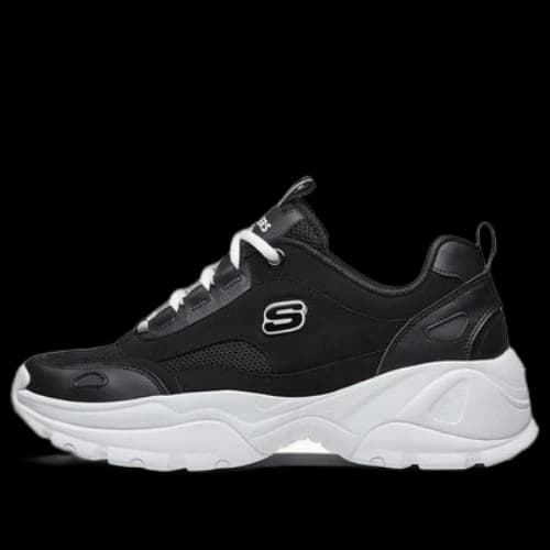 Skechers Kozmiks Low-Top Running Shoes Black/White