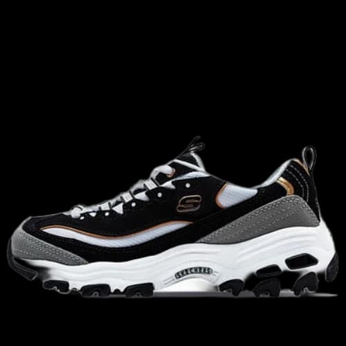 Skechers D'Lites Running Shoes Black/White (Women's)