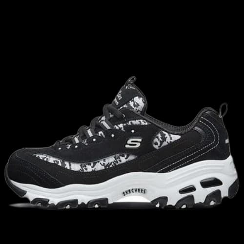 Skechers D'Lites 1.0 Running Shoes Black/White (Women's)