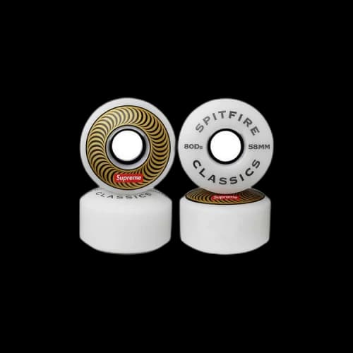 Supreme x Spitfire Classic Wheels (Set Of 4) 'Gold'
