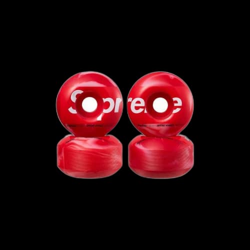 Supreme x Spitfire Shop Wheels (Set Of 4) 'Red'