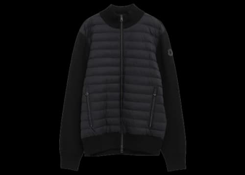 Moncler Padded Cotton Zip-Up Cardigan 999