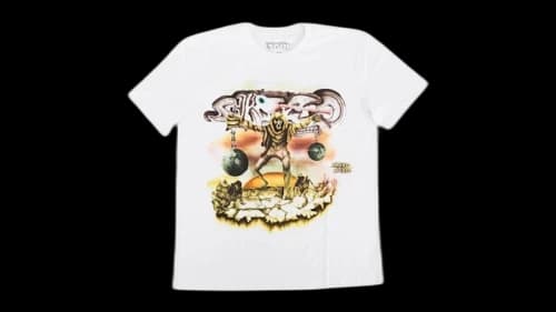 Travis Scott Utopia Tour Skitzo Circus Maximus South America Tee White