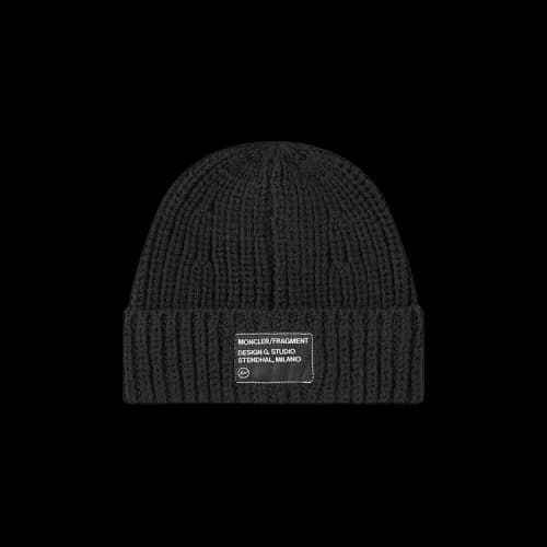 Moncler Genius 7 Fragment Logo Patch Beanie 'Black'