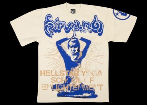 Hellstar Yoga T-shirt Cream