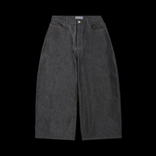 Balenciaga Round Fit Jeans 'Raw Indigo'