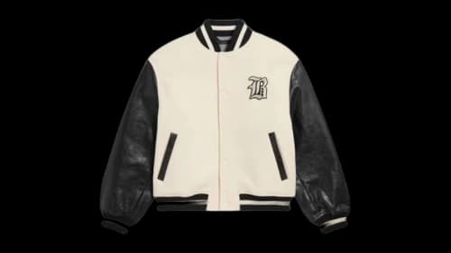 Balenciaga x NBA Varsity Jacket Ivory