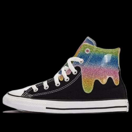 Converse Chuck Taylor All Star Glitter Drip 'Black Pink'