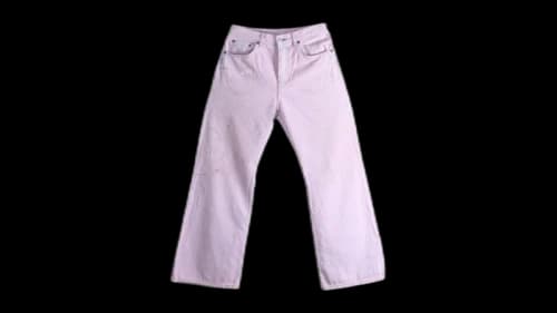 Acne Studios Women's Regular Fit Jeans Pink