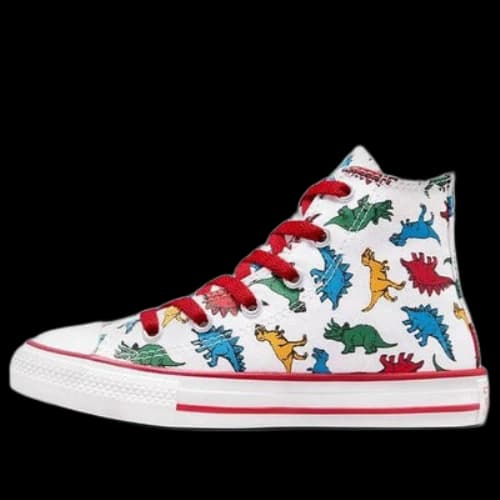(PS) Converse Chuck Taylor All Star Dinosaurs High Top 'White Red'