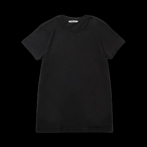 Auralee Seamless Crewneck Tee 'Black'