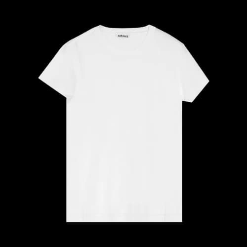 Auralee Seamless Crewneck Tee 'White'