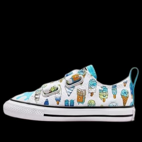 (TD) Converse Chuck Taylor All Star 2V 'White Blue'