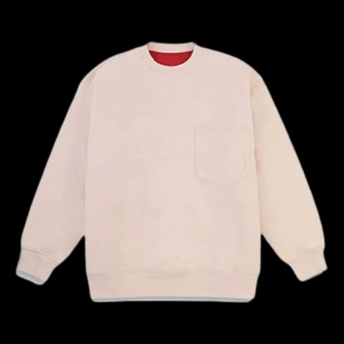 LEVI'S Levis Red Series Casual Round Neck Creamy White