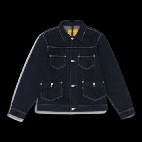 To Be Defined Levis Series Lapel Denim Jacket Autumn Dark Denim