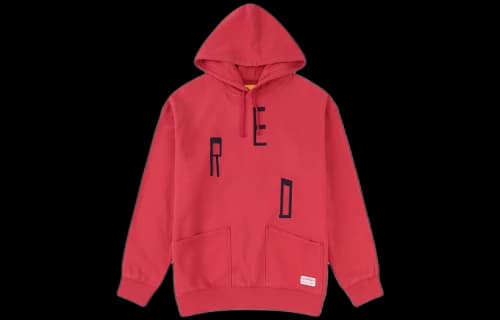 To Be Defined Levis Alphabet Printing Hooded Drawstring Red