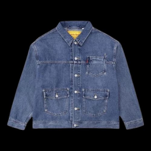 LEVI'S Levis Pioneer Series Lapel Denim Jacket Denim-Color