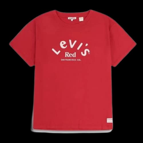 LEVI'S Levis Series Round Neck Short Sleeve Red