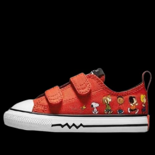 (TD) Converse Chuck Taylor All Star 2V x Peanuts 'Red White Black'